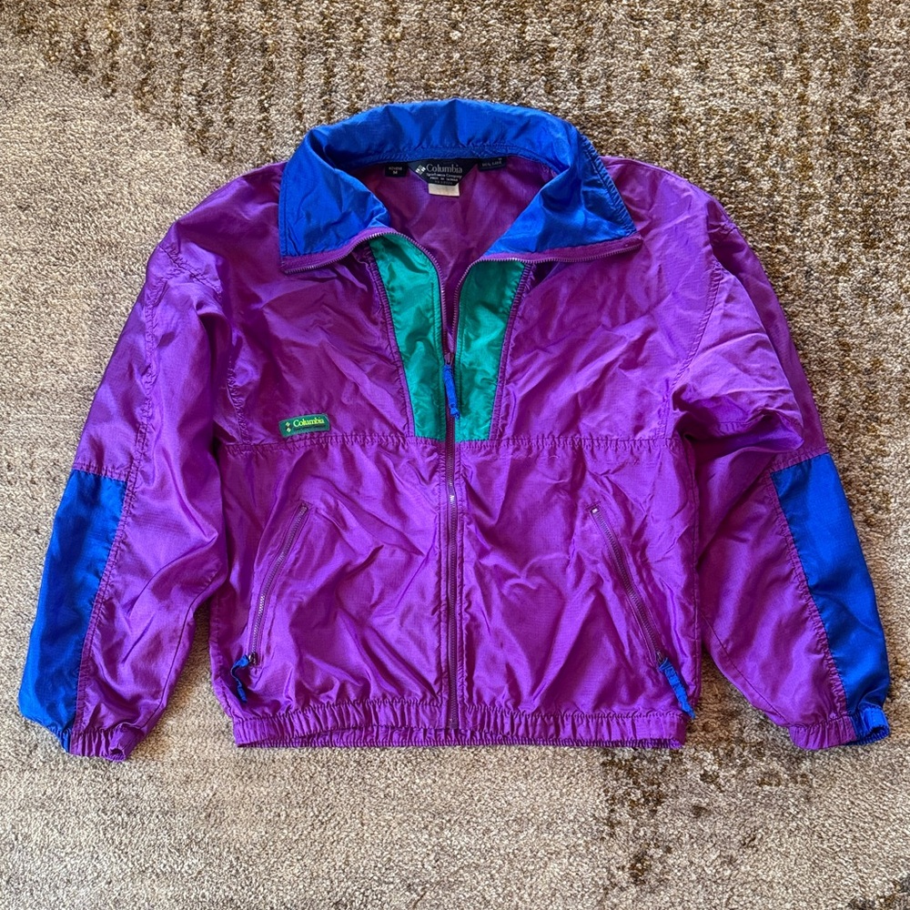 90s Columbia Colorblock Windbreaker